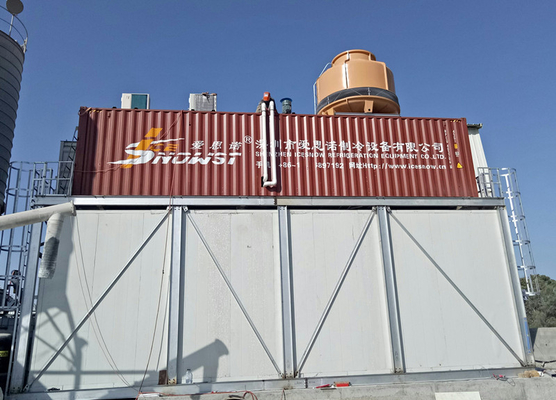Containerisierte konkrete Kühlsystem-Speiseeiszubereitungs-Anlage 30T