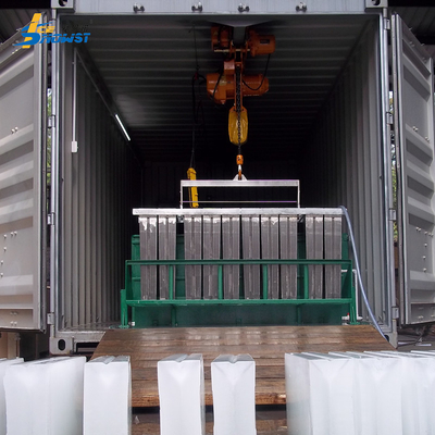 Eis-Block Soems 5 Ton Containerized Block Ice Machine, der Anlage macht