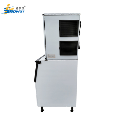 kaufen 2300W 500kg SUS304 Gewerbliche Kubus-Eismaschine mit Wasserkühlung online manufacture