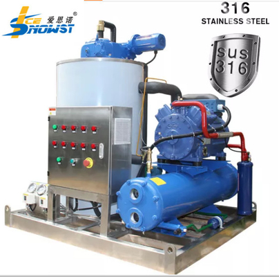 kaufen Industrielle Eis-Flocke des Meerwasser-5000KG, die Maschine 304/316 Edelstahl macht online manufacture