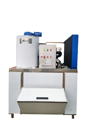 kaufen Hochwertiges Material SS304 Edelstahl 1,5 Tonnen/Tag Eisflachmaschine Flach-Eismaschine mit Eisschacht aus Edelstahl online manufacture