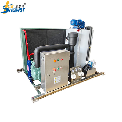 CE 2,5 Tonnen Marine Flake-Eismaschine Kommerzielle Flake-Eismaschine 380v 50hz 3p