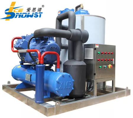 PLC-Steuerung Meereswasser Flake Eismaschine 8 Tonnen