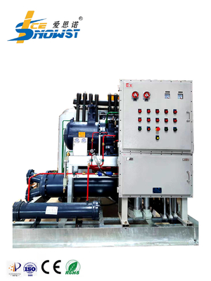30 Ton Freshwater Flake Ice Machine PLC-Steuerung für chemische Industrie